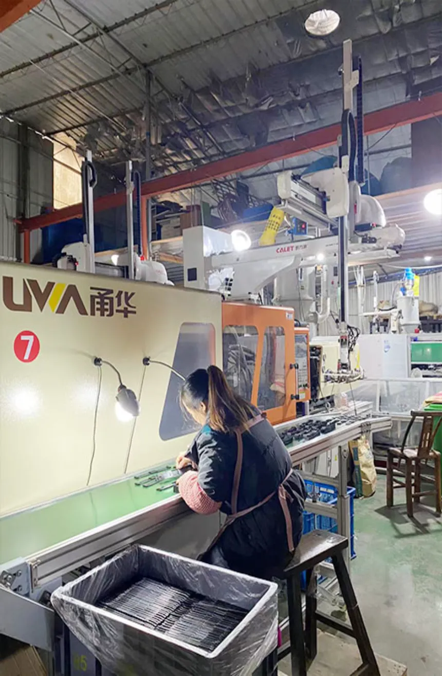 PYETS factory production line and testing instruments